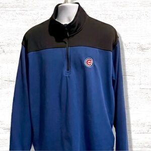 Cutter & Buck CBUK Chicago Cubs 1/4 Zip Pull Over Size XXL / TTG
